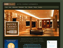 Tablet Screenshot of hotelcasinocatamarca.com